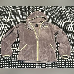 The North Face Girl’s Gray Full Zip Oso Fleece Sweater Jacket Size Large